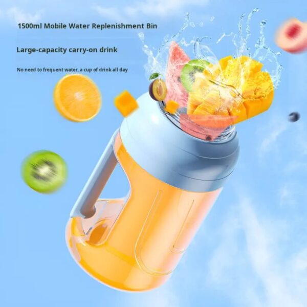 botella portatil multifuncional (licuadora recargable) 1.5 litros