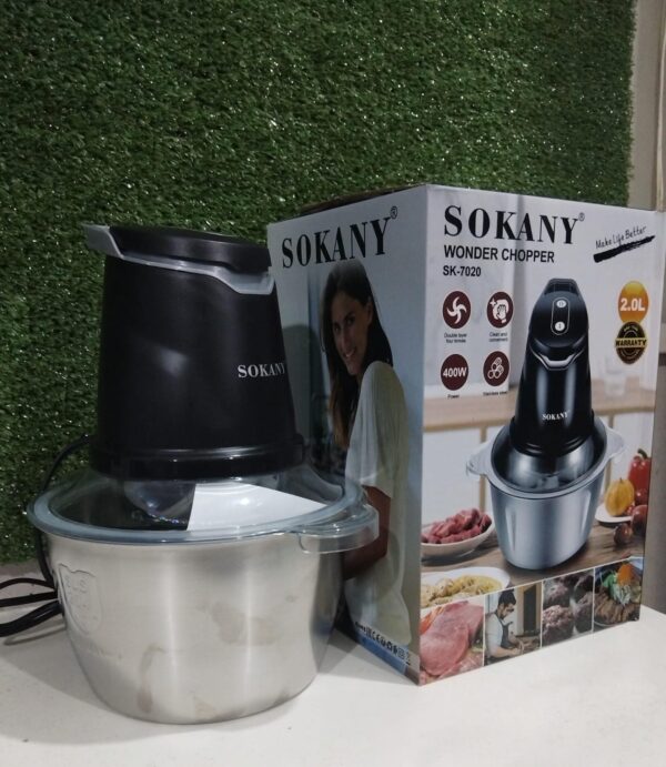 procesadora de alimentos de 2 litros sokany